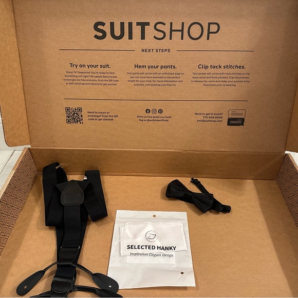 Tuxedo- SUIT Shop Brand- Like New! - Picture 8 of 9